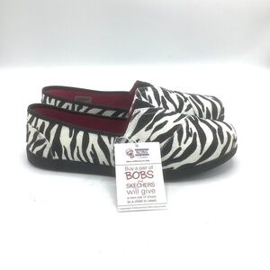 Bob's by Skechers Zebra Print Slip On SN34966